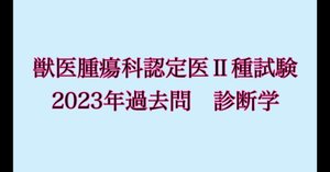 獣医腫瘍科認定医Ⅱ種試験ー試験勉強法ー｜獣医師yuina
