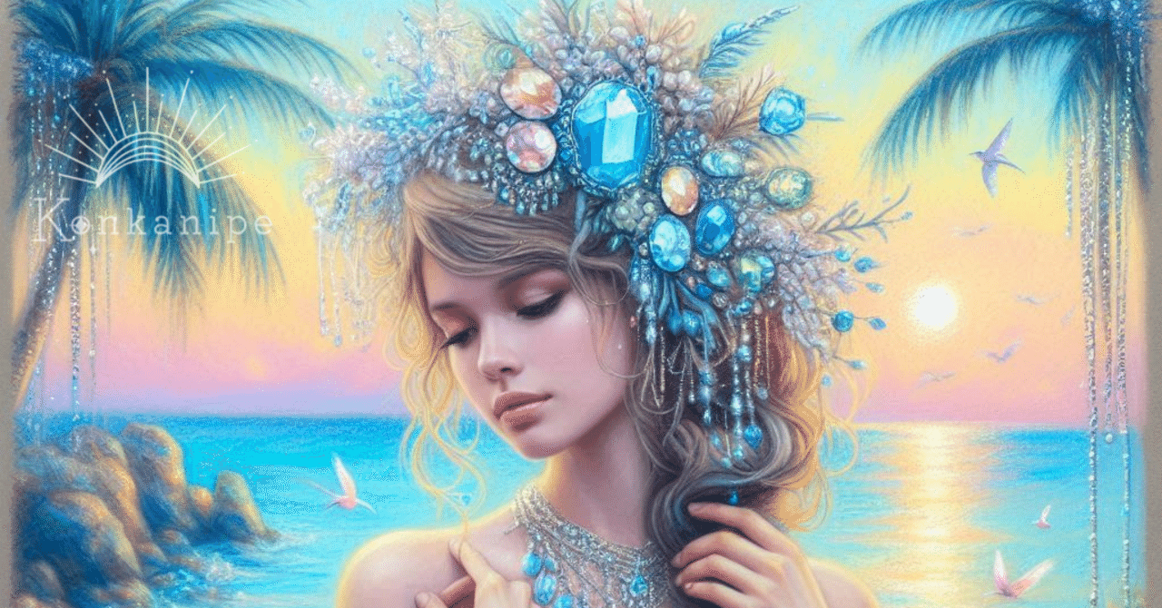 レムリアの青い石が気になる・・｜オラクルカード作家 Konkanipe