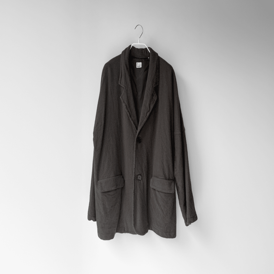 u*6様 holk 縮絨 2B jacket black 着物スリーブ 縮絨ウールの2Bジャケット – 吉祥寺 Promenade｜プロム・ナドゥ