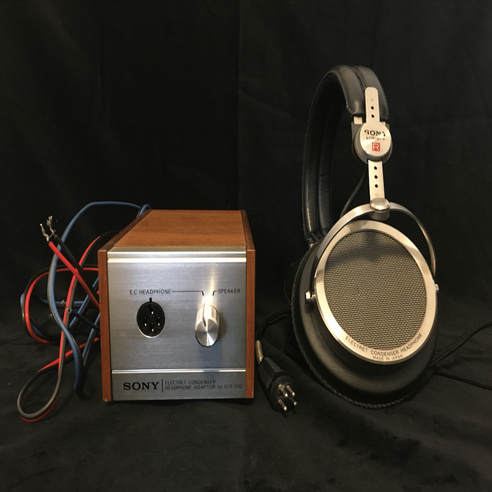 【希少】SONY ECR-500 ヘッドホン ソニー　動作品 希少】SONY ECR-500 ヘッドホン ソニー 動作品 あのソニーがこんな