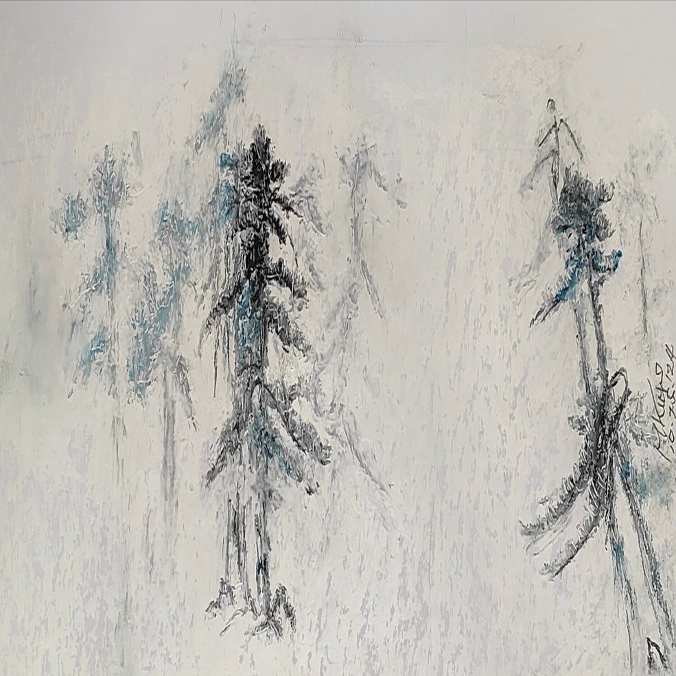 画家の心 美の追求 第83回「長谷川等伯 松林図屏風 右隻 文禄2～4