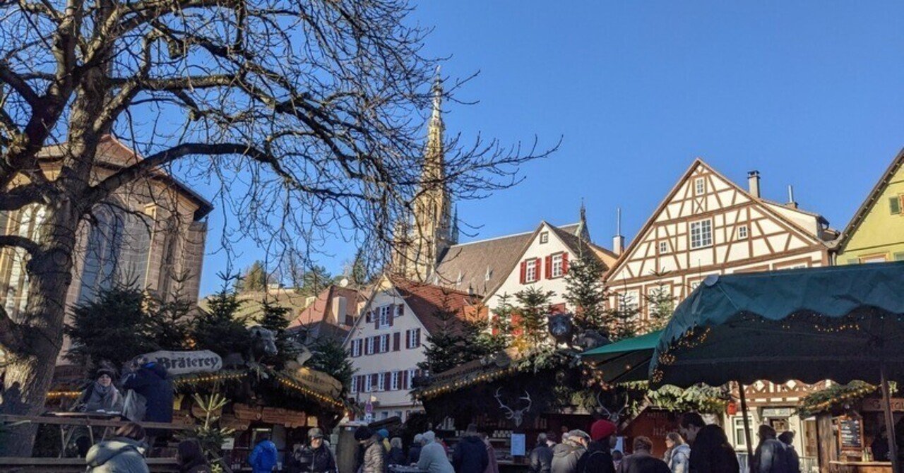 中世ヨーロッパにタイムスリップ ドイツ・エスリンゲンのクリスマス