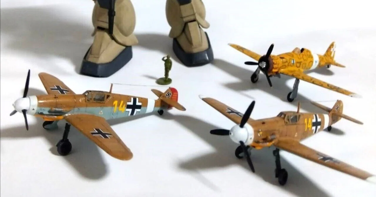 1/144 Bf109 アフリカの星（スイート）#6（完）～完成＆制作後記｜は