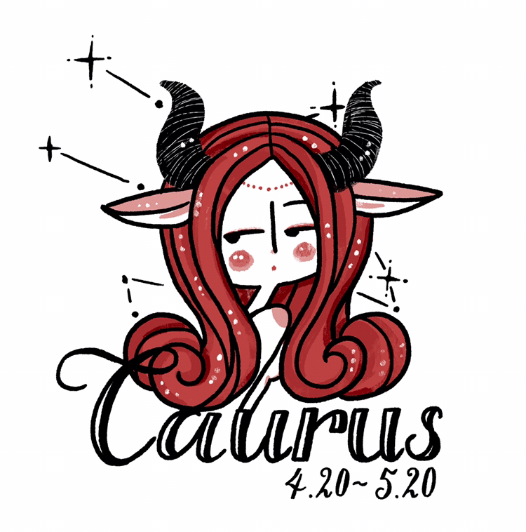 12星座シリーズ Taurus 牡牛座 あなんよーこ イラストレーター Note