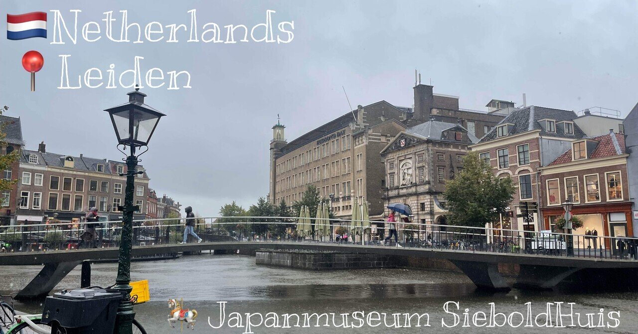 観光】雨の中歩くオランダ(Leiden/ライデン)の景色と