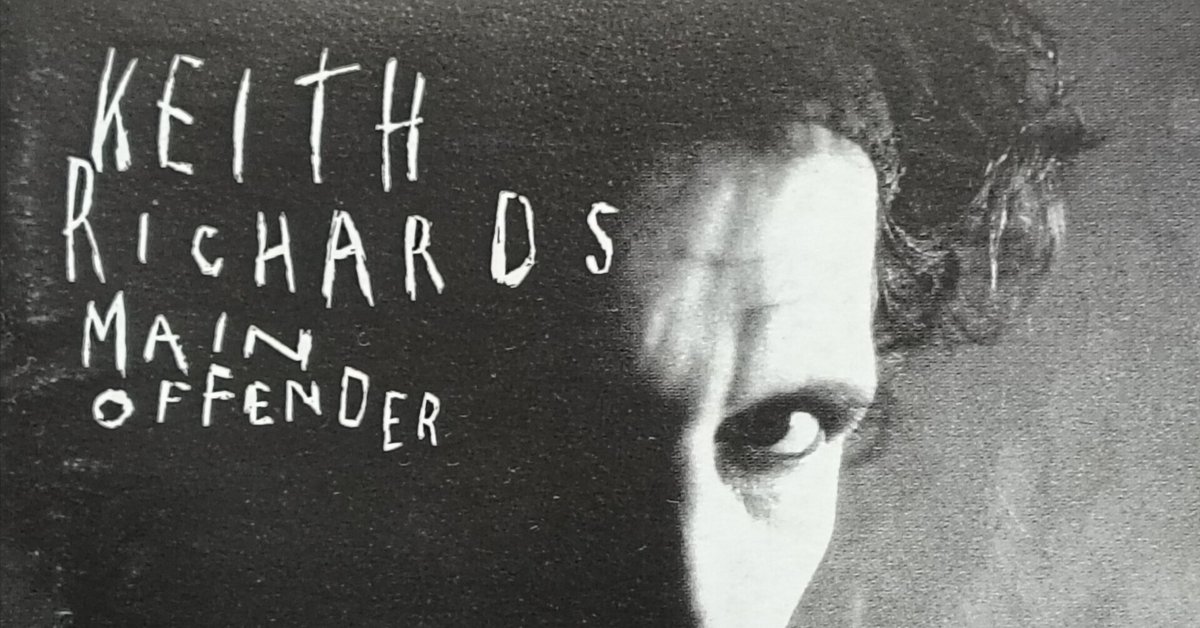 Main Offender】(1992) Keith Richards キースの濃縮エッセンス