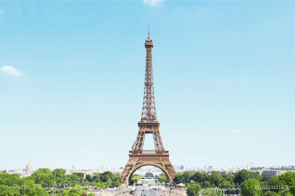 フランス | Paris #2 エッフェル塔｜matsurika