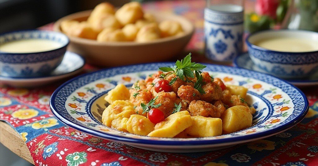 柄物食器って実は料理が映える♪ポーリッシュポタリーのある暮らし