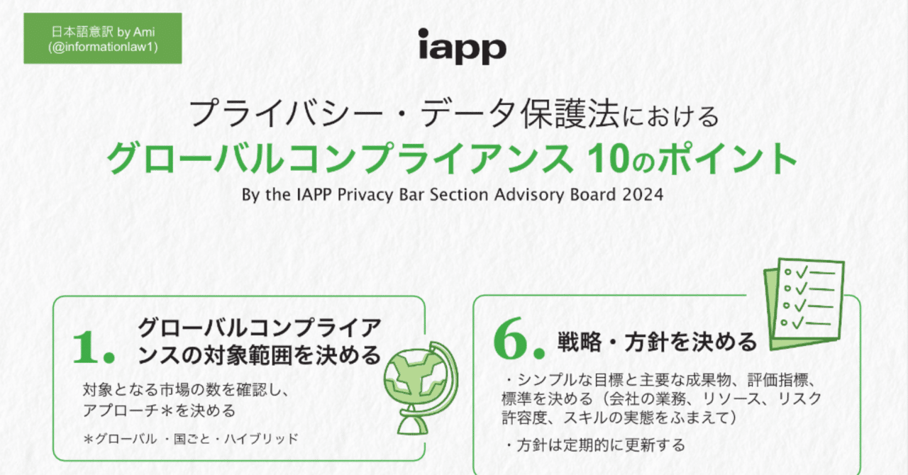 邦訳）IAPPプライバシー・データ保護法におけるグローバル