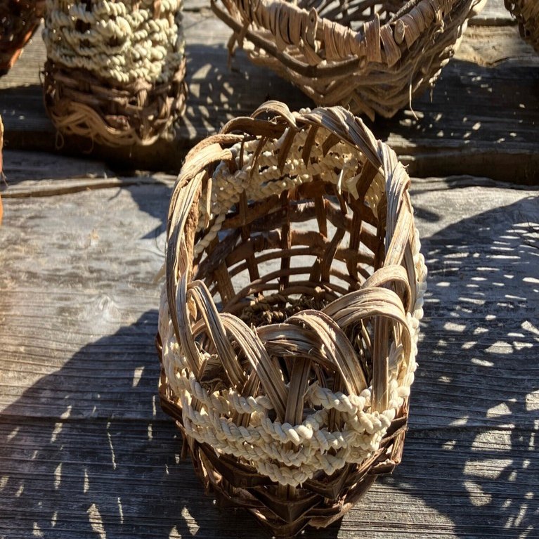 材料費0円でかご編み材を作る🌿クズつるの採取と下処理🌱11月のかご