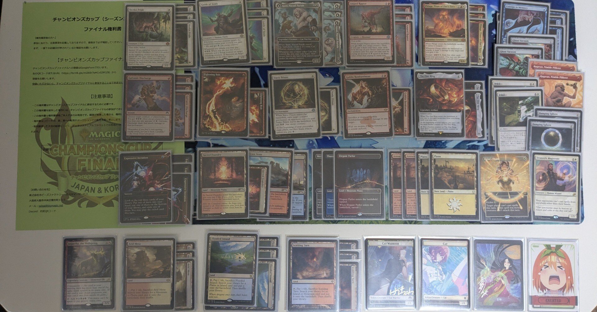 Modern】エリア予選突破記念の思考の書き溜め【ジェスカイエネルギー