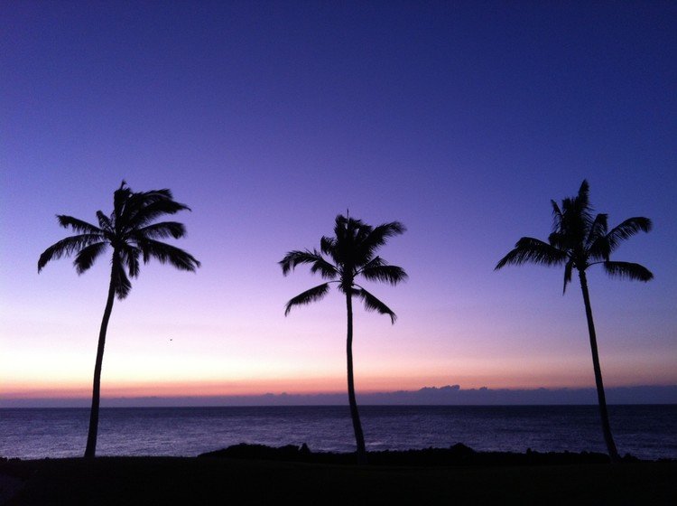 いつ行っても心地良いハワイ島の夕暮れ(2013)