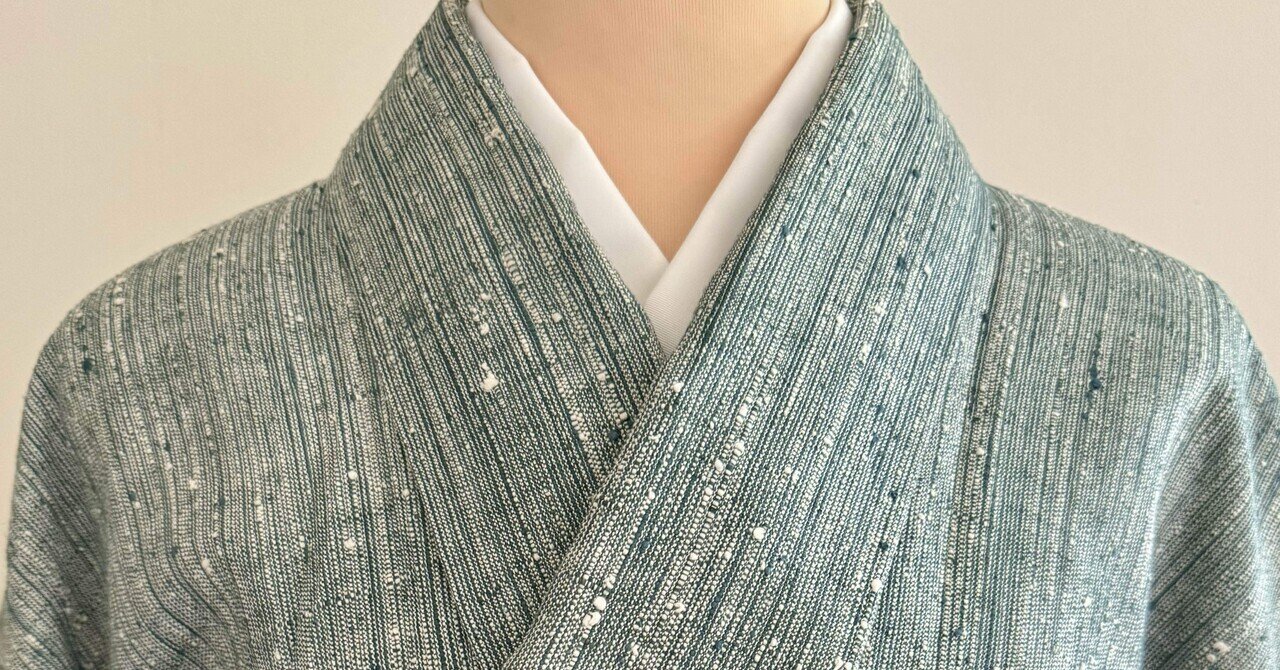 浦野理一薄緑経節着物｜夢吉きもの