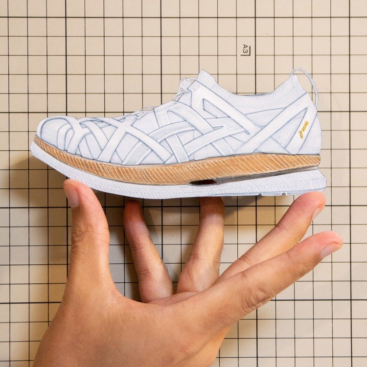 Shoes：01422 “ASICS × Kengo Kuma” METARIDE AMU Sneaker