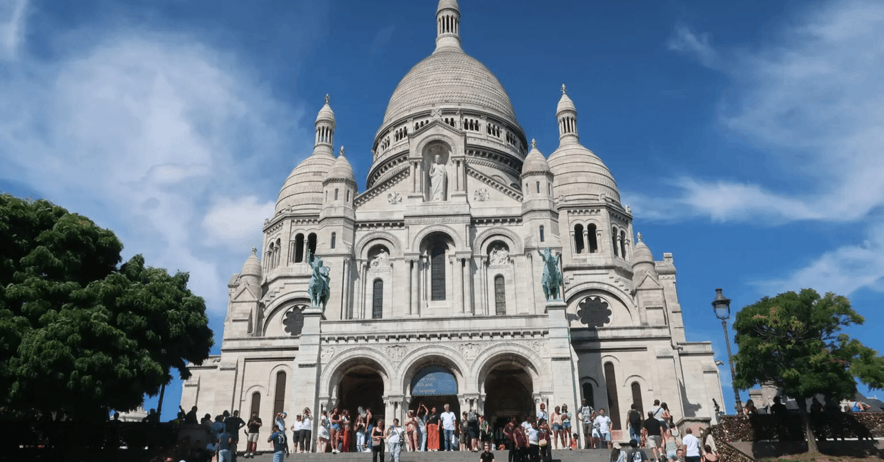 パリ・サクレクール寺院から見るモンマルトルの絶景～ゾラ後期の