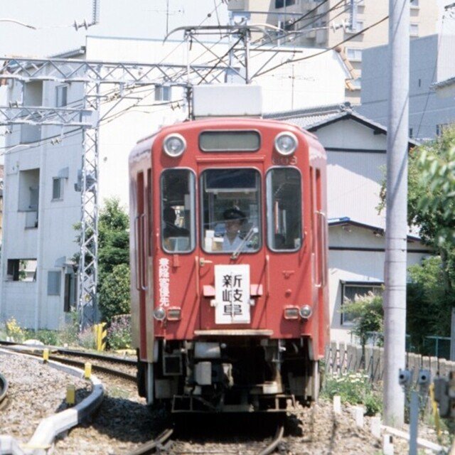 名鉄 美濃町線 モ600(606号) 新関→新岐阜｜鈴木写真変電所