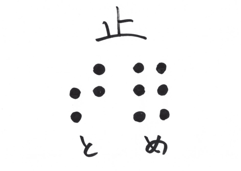 トイレの操作盤だけで点字をすべて予想する 鬼谷 Note