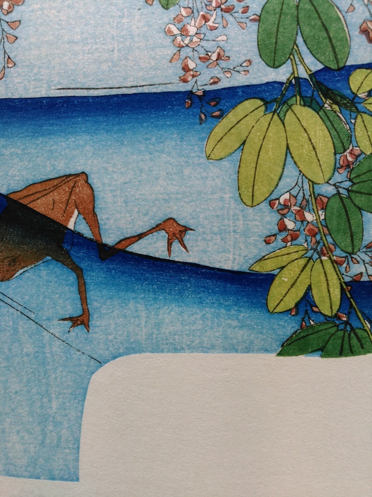 歌川広重｢四季の花尽 萩に蛙」ー作品及び販売について｜下井雄也