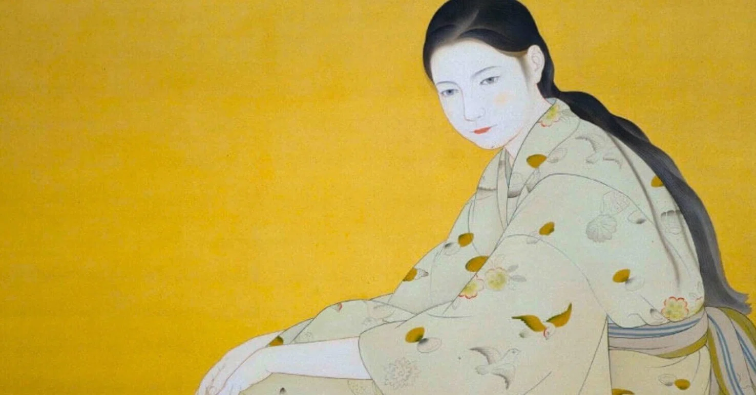 菊池契月、小野小町、超希少額装用画版、新品額装付 菊池契月 - 少女｜artoday - chiaki