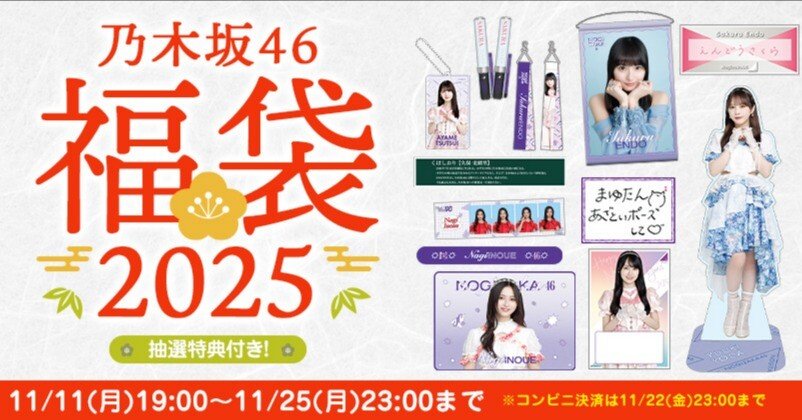 乃木坂46 井上和 2025年 福袋B luckybag 個別 ペンライト