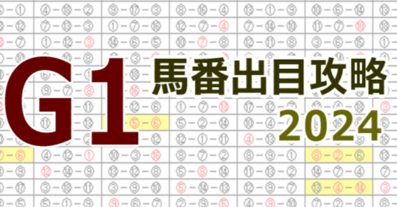 2024年G1終盤の出目戦略～マイルCS～｜いぞう