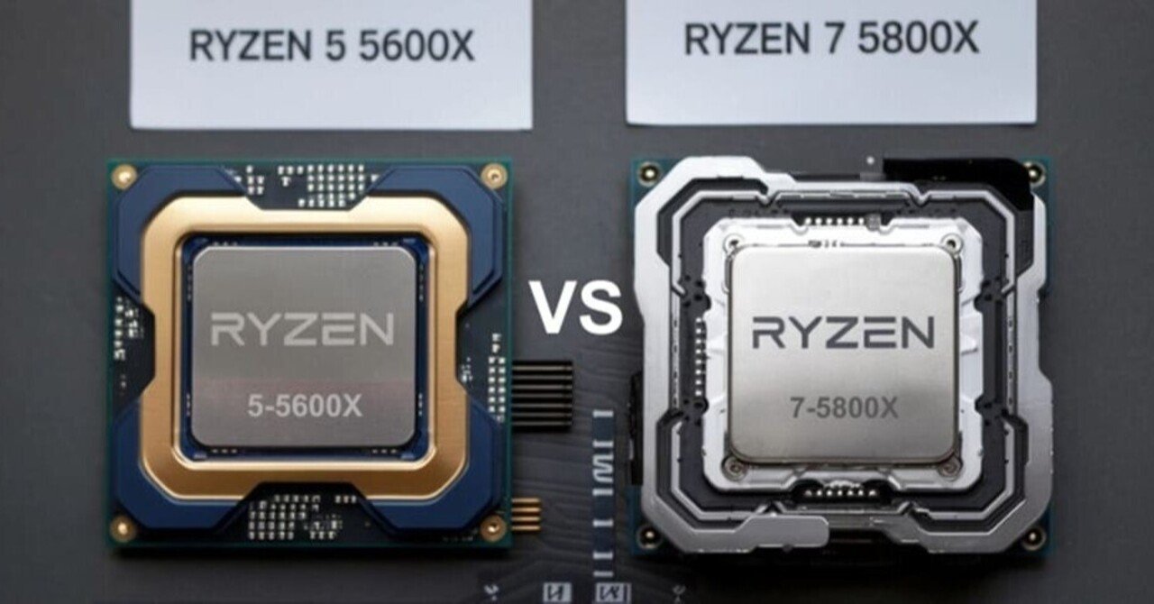 Ryzen 5 5600X vs Ryzen 7 5800X：価格差以上の性能差はあるのか（下
