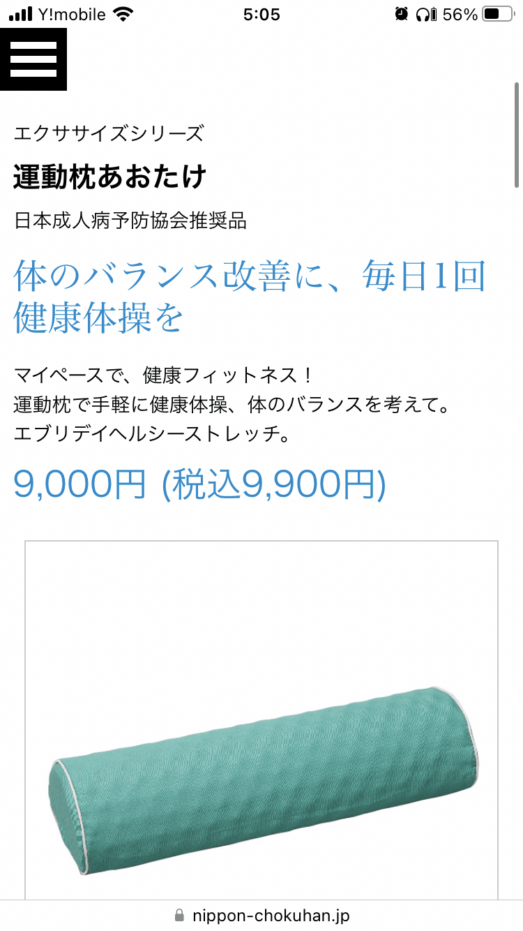 AOTAKE 運動まくら おうちストレッチ AOTAKE Chiropractic おうちストレッチ用