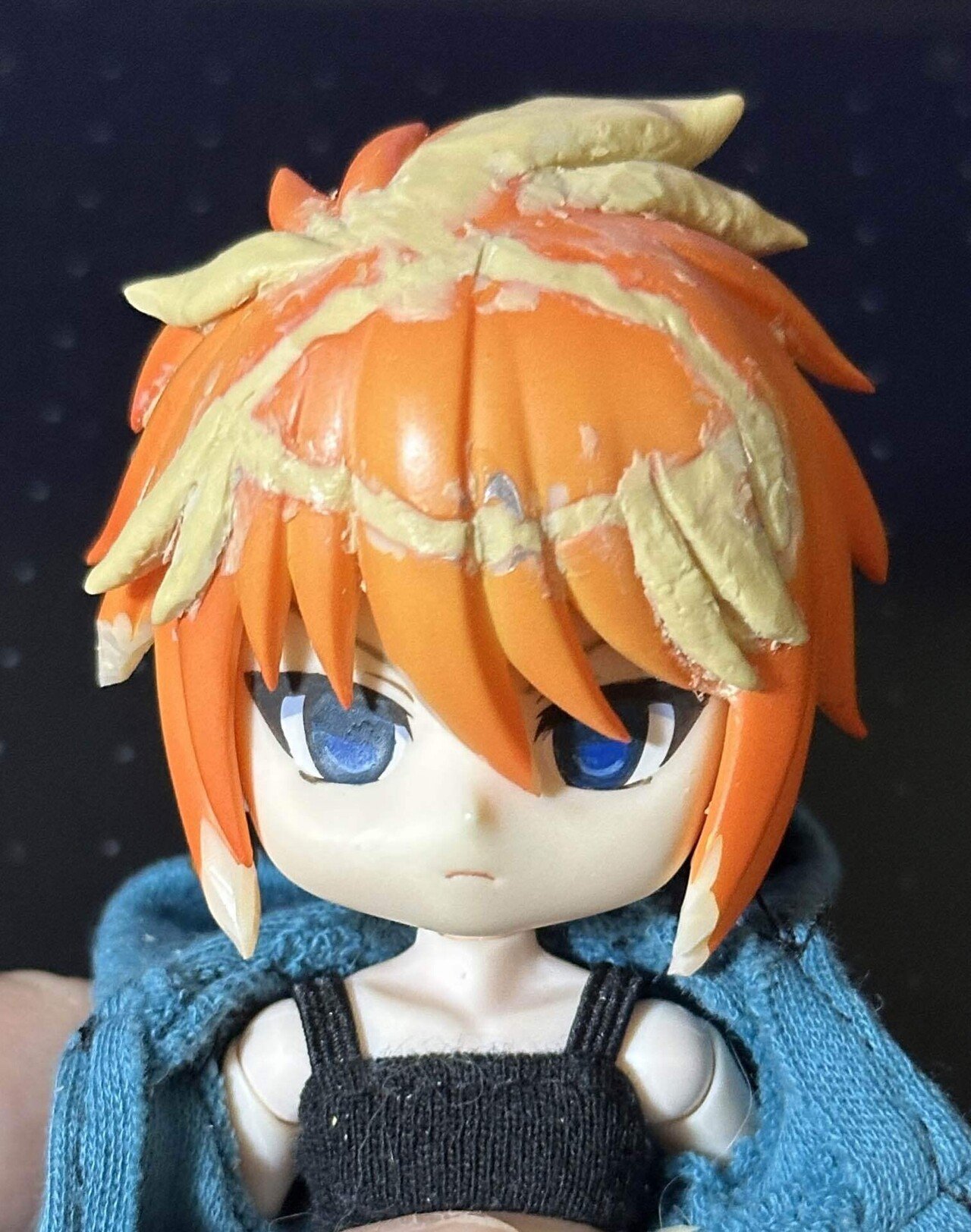 ねんどろいど】まだまだ！ オリキャラの髪パーツを改造するよ
