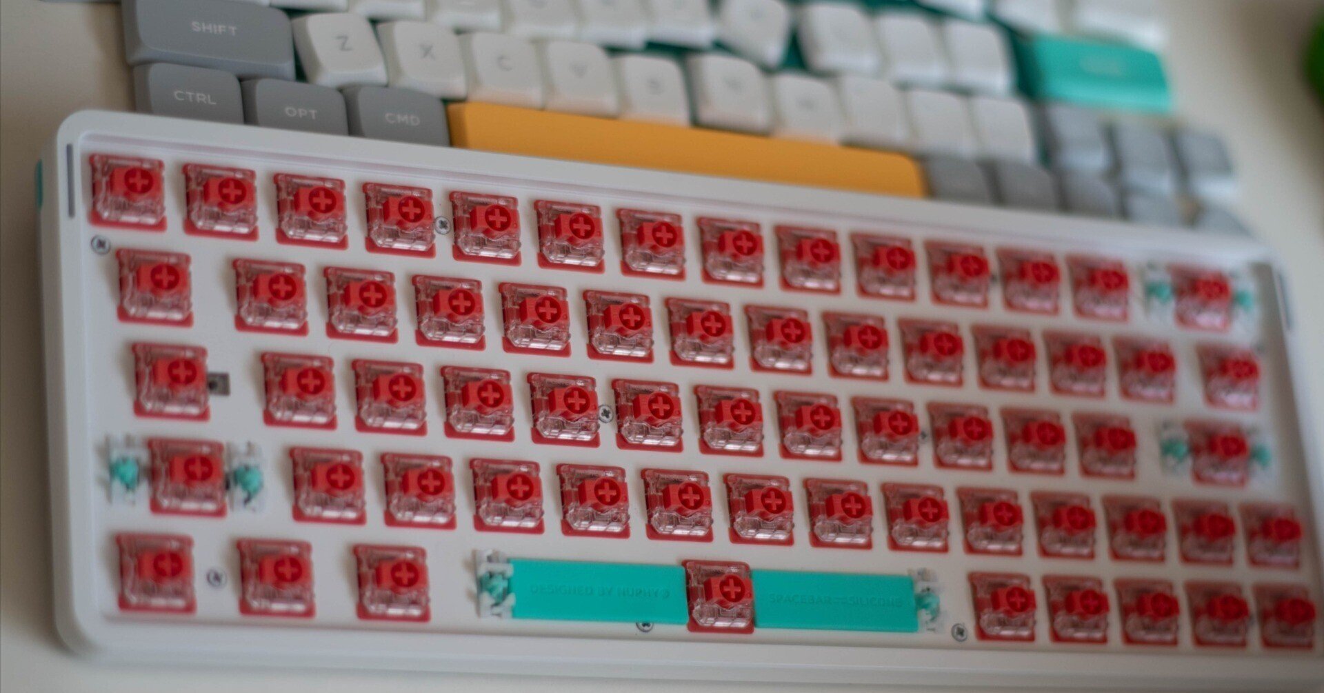 「静音赤軸」Nuphy air60 v2 Amazon.com: nuphy Air60 V2 Portable Wireless Keyboard 60% Low