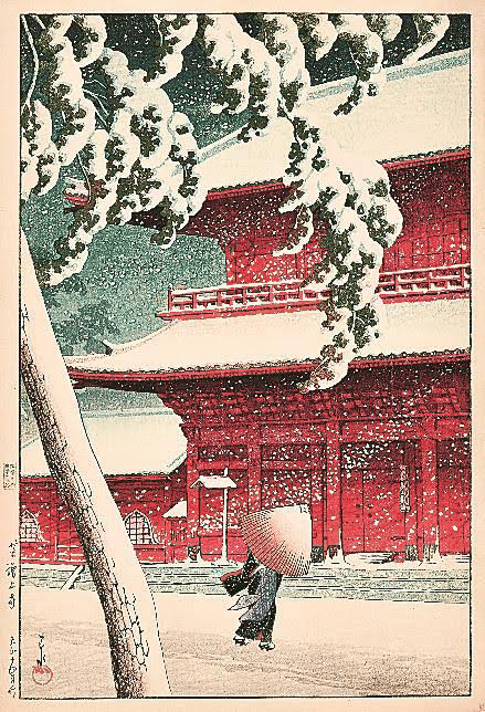 和風の風景画です。 Amazon | Wish Pub - 日本の風景 浮世絵 川瀨巴水 12枚セット