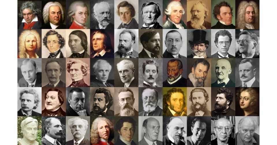 50名のクラシック作曲家 Cryo Note