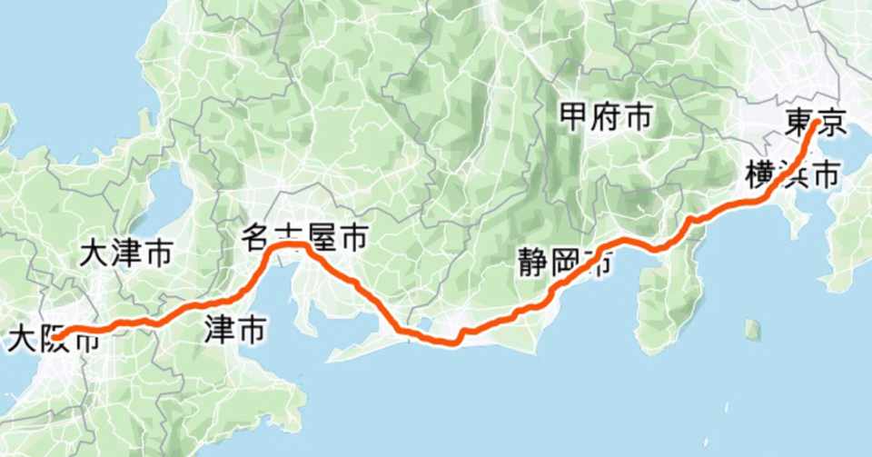 自転車で東京 大阪 キャノンボール挑戦記 610 Note