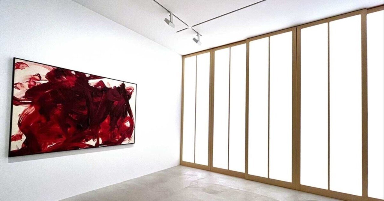 展覧会レポート】白髪一雄 + 金山明 「プラス・マイナス 生誕100周年