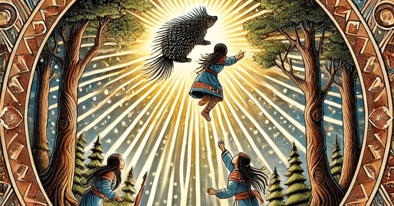 天／地を切り結ぶ太陽＊月＊ヤマアラシ＊三姉妹 -レヴィ＝ストロースの