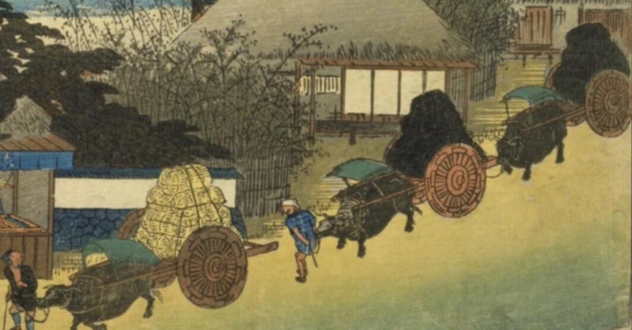 牛車(うしぐるま)絵図と往時の姿|鴨東