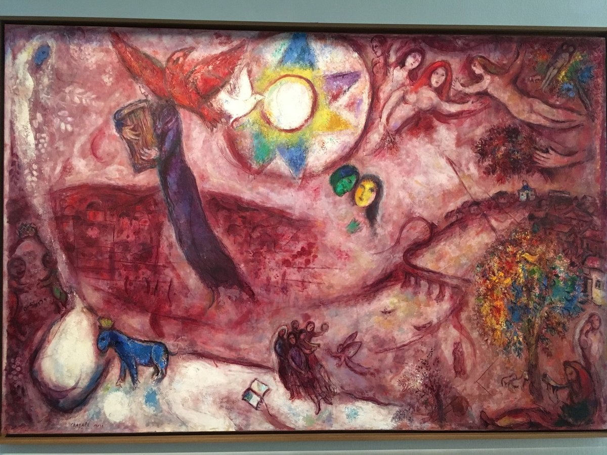 マルク・シャガール、「Le Cantique des Cantiques II」 マルク