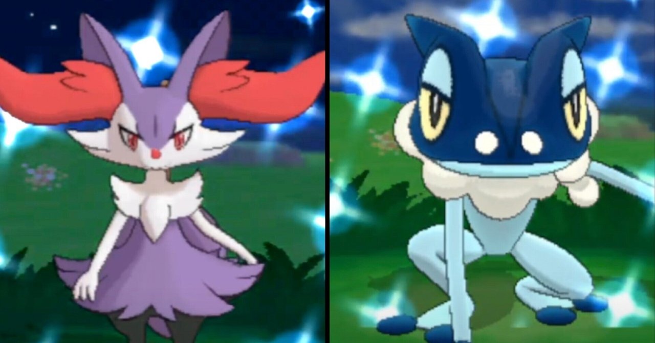 ポケモンXY】 6世代リボン×マスボ色カロス御三家｜せんだぎ𝕟𝕠𝕥𝕖