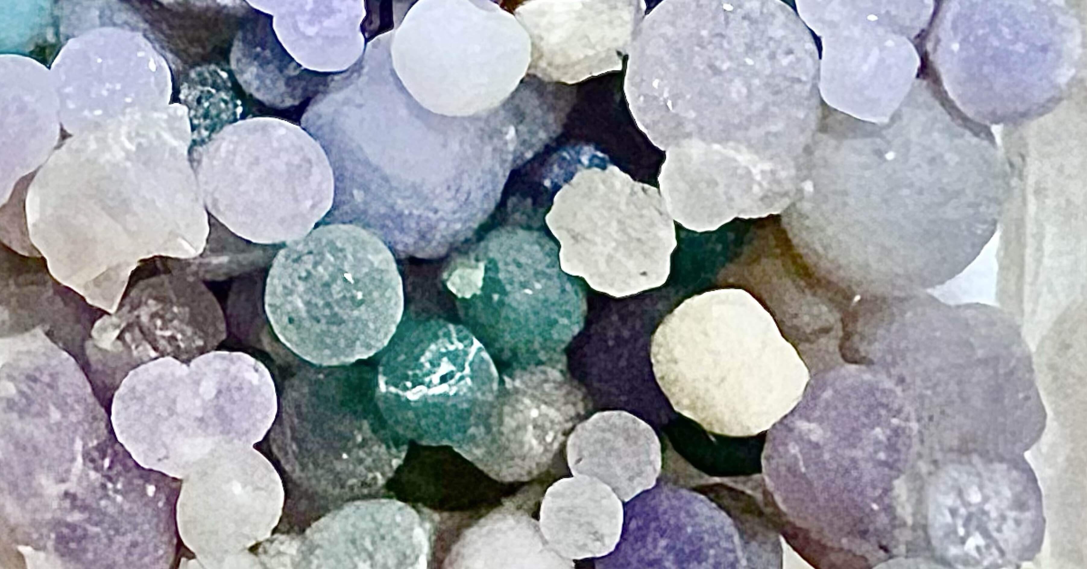 鉱物】グレープアゲート｜集める3×3×3