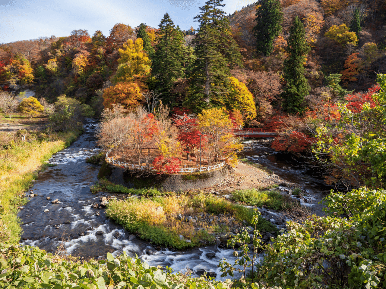 2024.11.14 中野もみじ山（青森県黒石市）をOM-1で撮り歩き｜さいとう