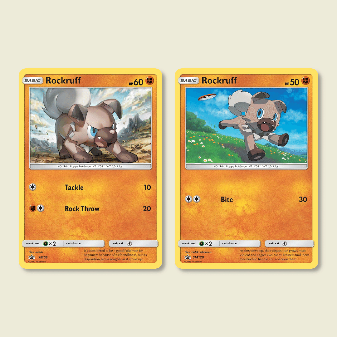 14枚の「イワンコ」ポケカ。アローラ地方のこいぬポケモン｜ポケブーン