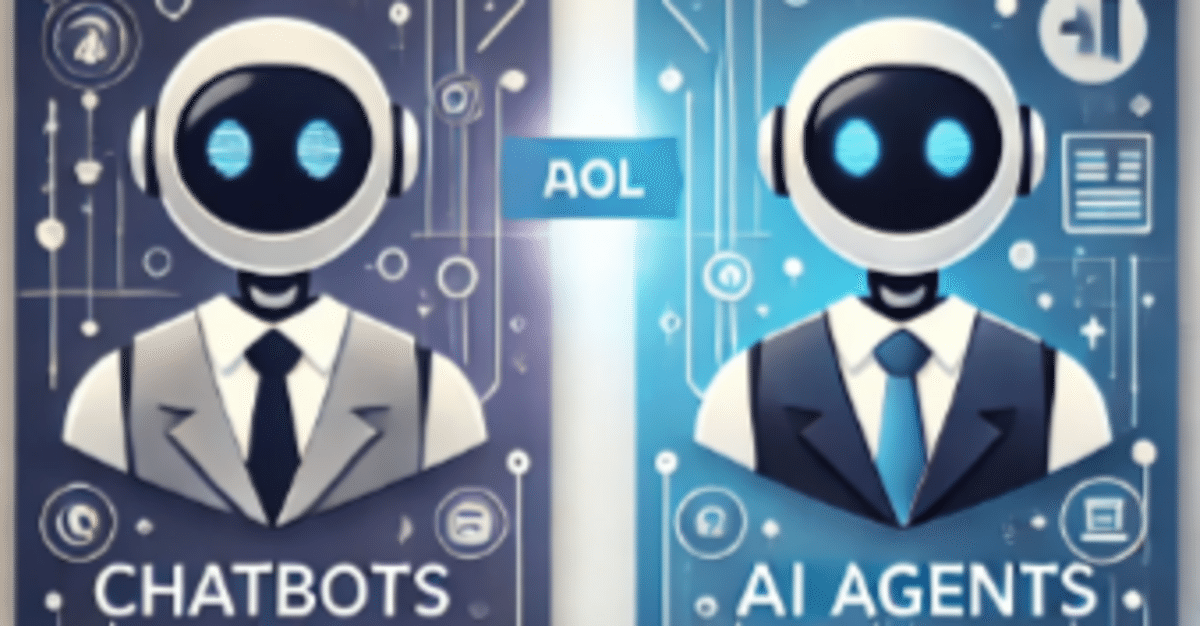 What is the difference between a chatbot and an AI agent?