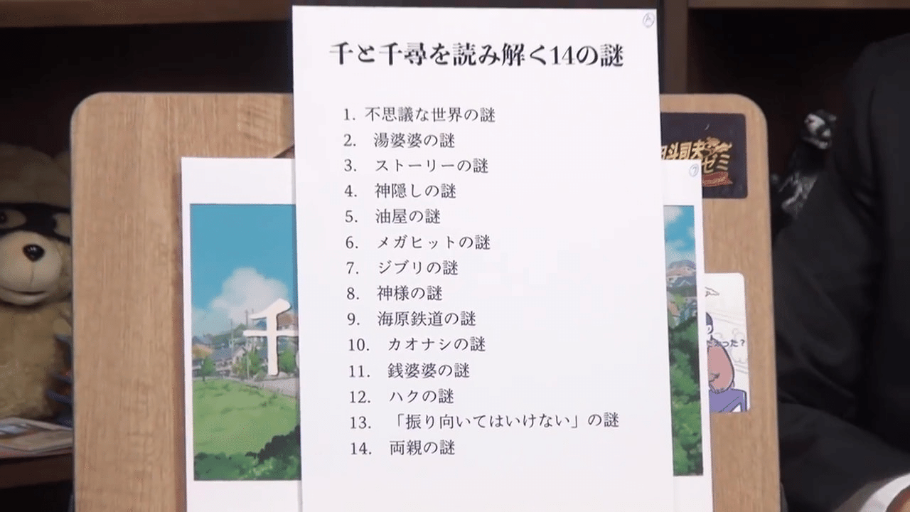 宮崎駿の千と千尋の神隠し、新聞記事 宮崎駿の千と千尋