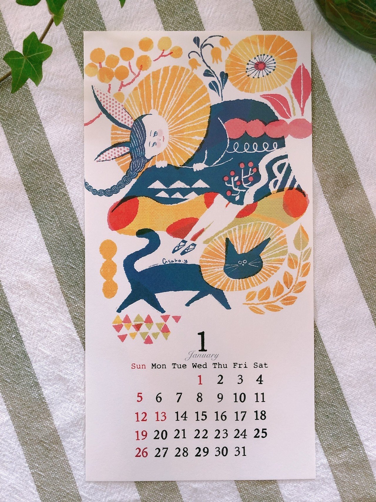 Comitia130 猫と女の子の12ヶ月 カレンダーを販売します 吉濱あさこ Note