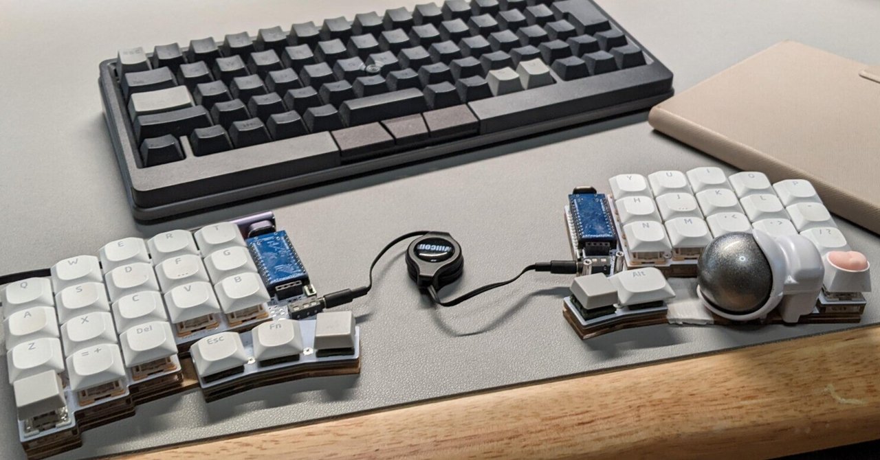 普通のキーボードからkeyball39に移行して半年。弊害は 普通のキーボードからkeyball39に移行して半年。弊害は