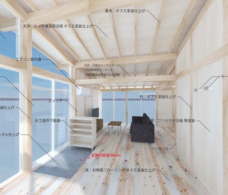 第47回 玄関の目隠し H Fukuzawa Note