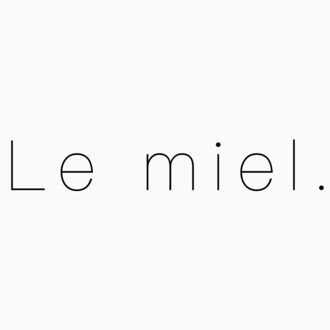 Le miel.