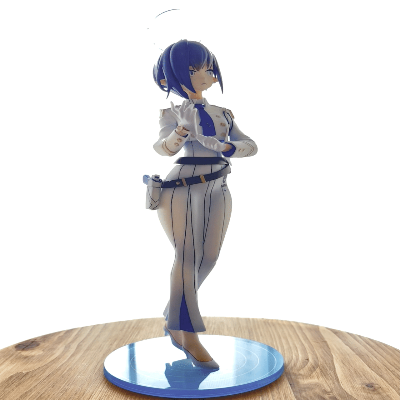 ブルーアーカイブ 扇喜アオイ ガレージキット 完成写真 #ブルアカ｜月