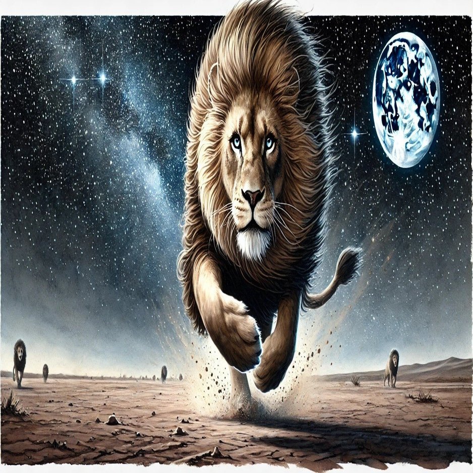 しばライオン同封❌ ライオンをChatGPTで描いて遊んでいた｜toku_happy＠50代の気づきと発信