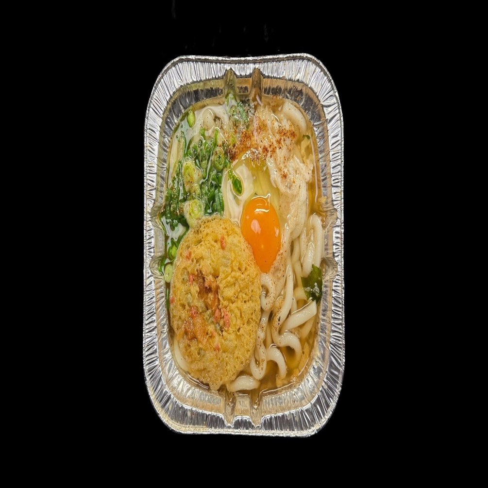 ザ・夜食 鍋焼えび天うどん（五木食品）｜西田親生