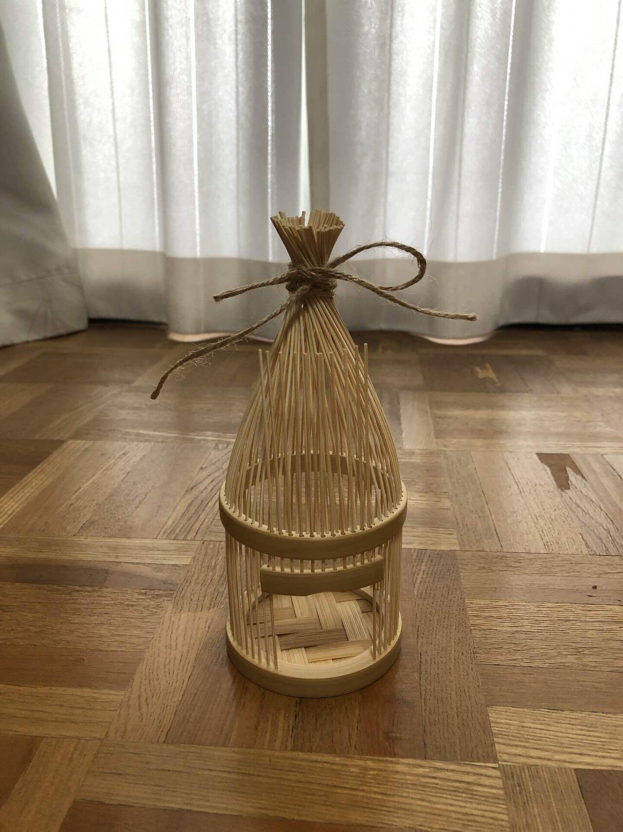 駿河竹細工体験(鳥籠みたいなランタン)｜やすみ